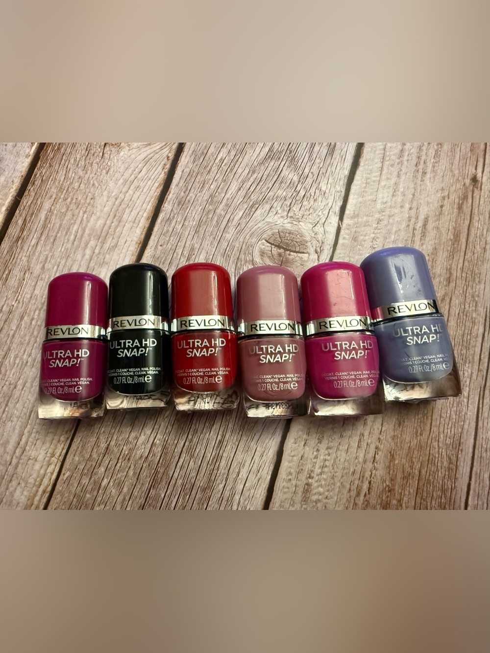 Revlon Ultra HD Snap Rich Glossy Nail Polish Assorted Color 6 Pack New